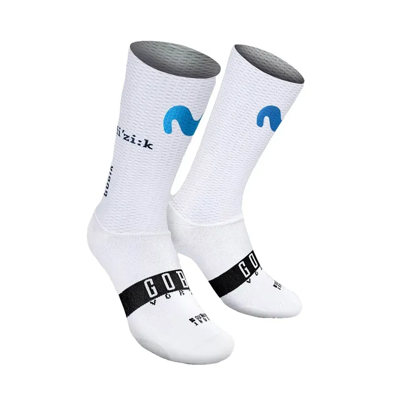 Gobik Teams Chaussettes Vortex 2.0 Movistar Team 2025 Paiement Sécurisé