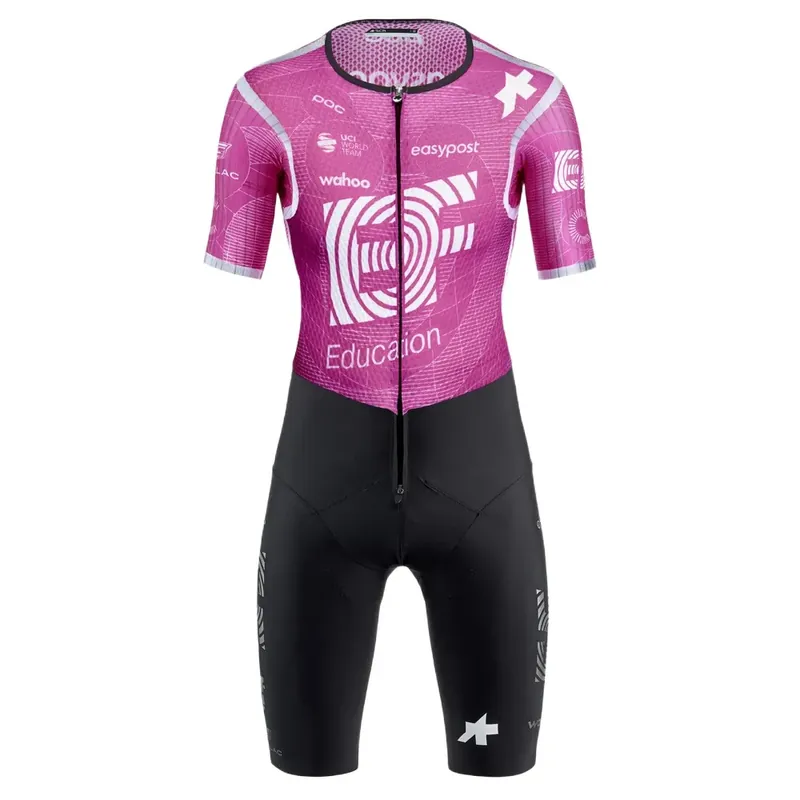 Assos Combinaison de course à manches courtes Equipe S11 EF Replica 2026 Top Vente