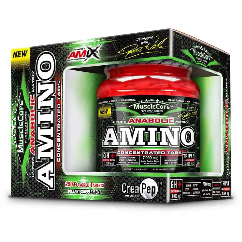 Amix Comprimés Anabolic Amino With CreaPEP Amino-Acids 250 unités Haute Qualité