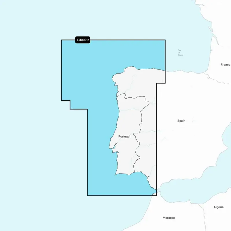 Garmin Cartes marines Navionics+™ pour le nord-ouest du Portugal et l´Espagne Must-Have