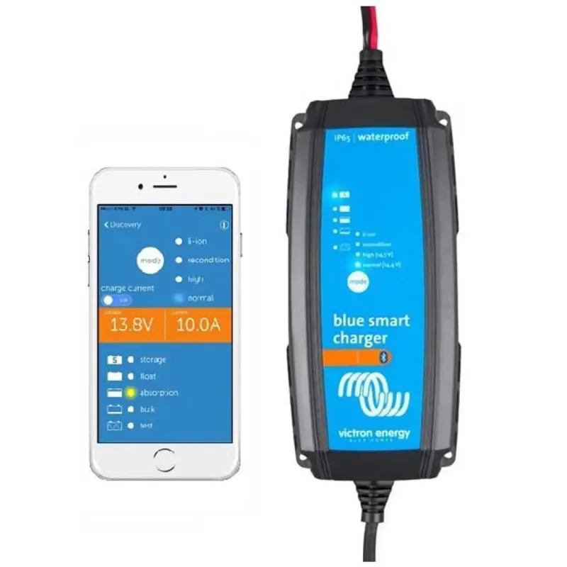 Victron Energy Chargeur Bleu Intelligent IP65 24/13 + Connecteur Dc Soldes