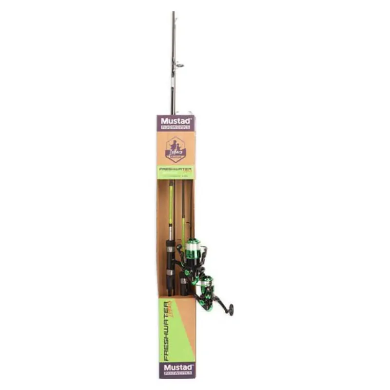 Authentique Mustad Combo spinning Legacy Freshwater