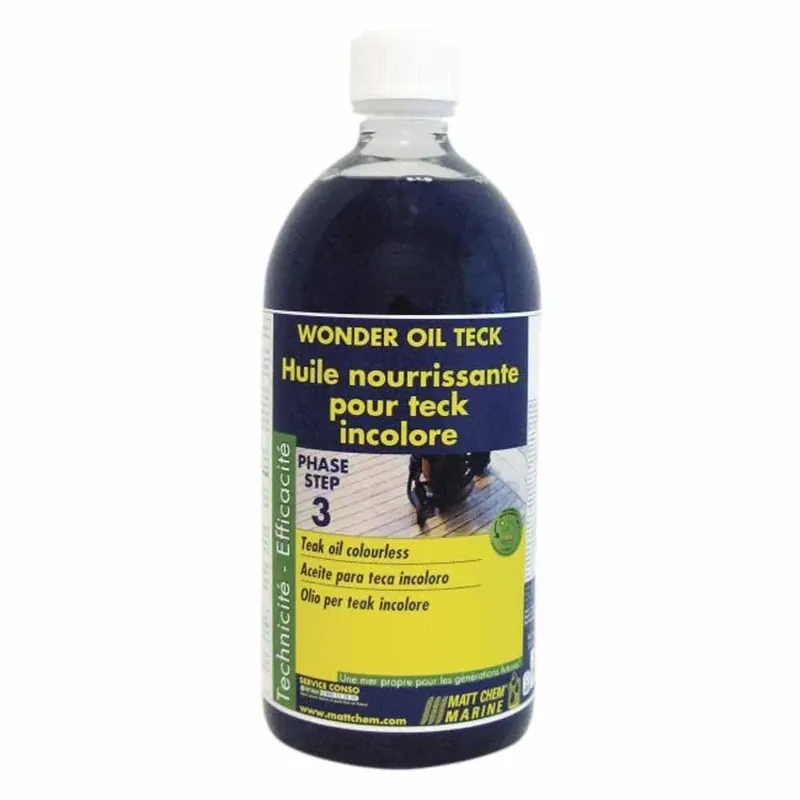 Top Vente Matt Chem Huile Merveille Teck Huile 1L