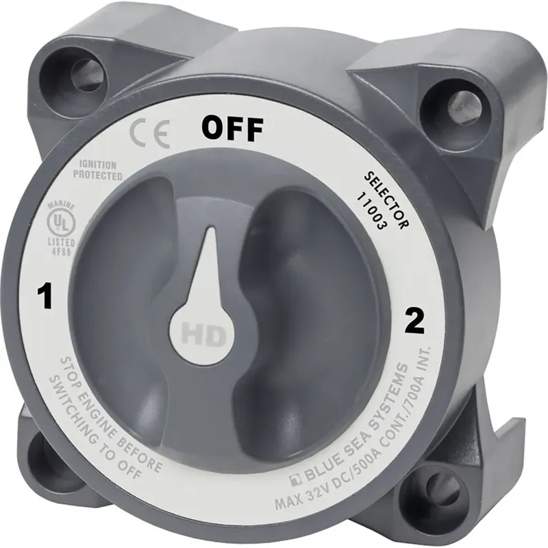 Must-Have Blue Sea Systems Interrupteur de batterie HD 0-1-2