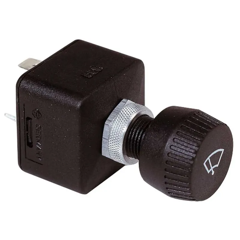 Offre Du Jour Vetus Interrupteur de moteur d´essuie-glace rond