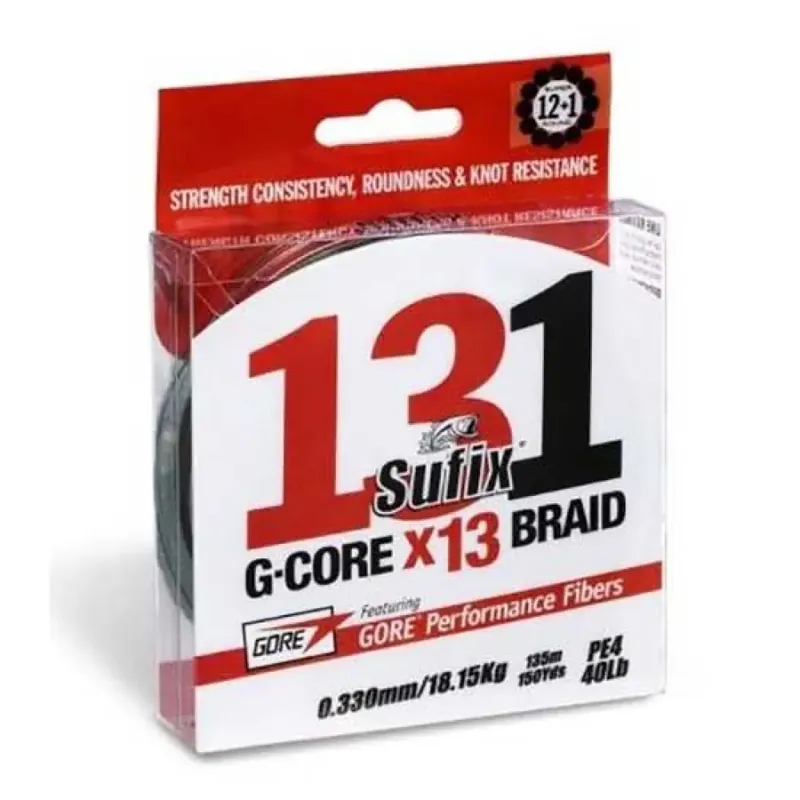 Sufix Ligne tressée 131 G-Core 150 m Prix Cassé
