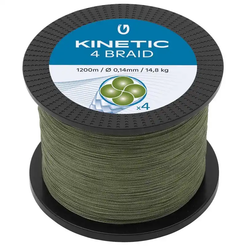 Kinetic Ligne tressée Cyber 4 1200 m Authentique