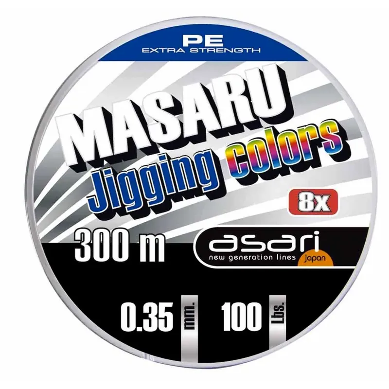 Expédition Rapide Asari Ligne tressée Masaru Jigging 300 m