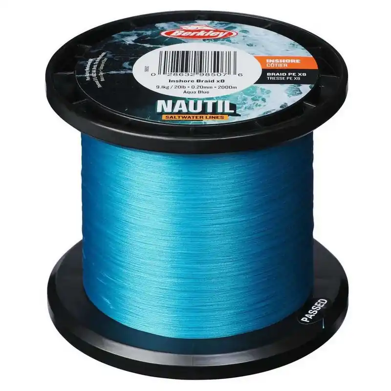 Berkley Ligne tressée Nautil Inshore X8 300 m Haute Qualité