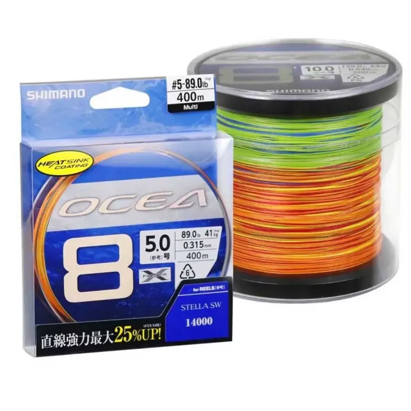 Shimano Fishing Ligne tressée Ocea 400 m Meilleur Prix