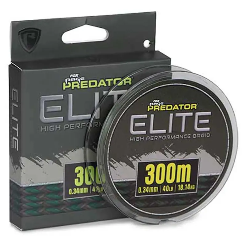 Fox Rage Ligne tressée Predator Elite 300 m Dernier Modèle