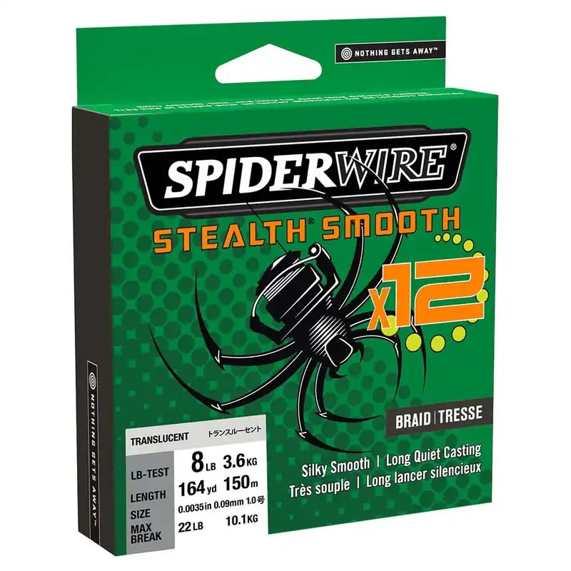 Offre Limitée Spiderwire Ligne tressée Stealth Smooth 12 2000 m