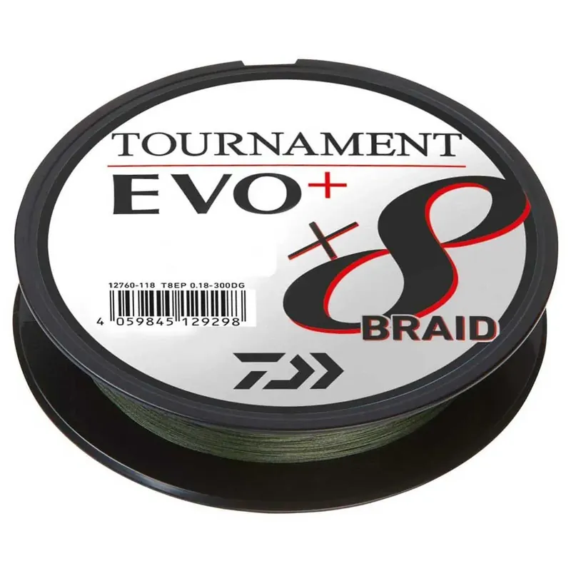 Remise Daiwa Ligne tressée Tournament Evo Plus 270 m
