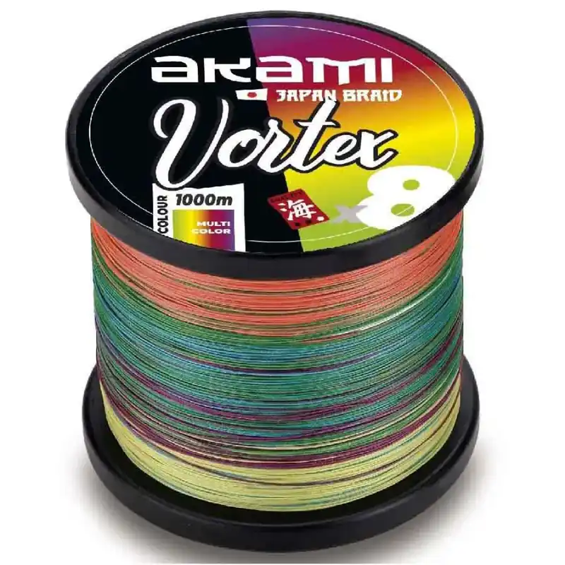 Akami Ligne tressée Vortex 8X 1000 m Expédition Rapide