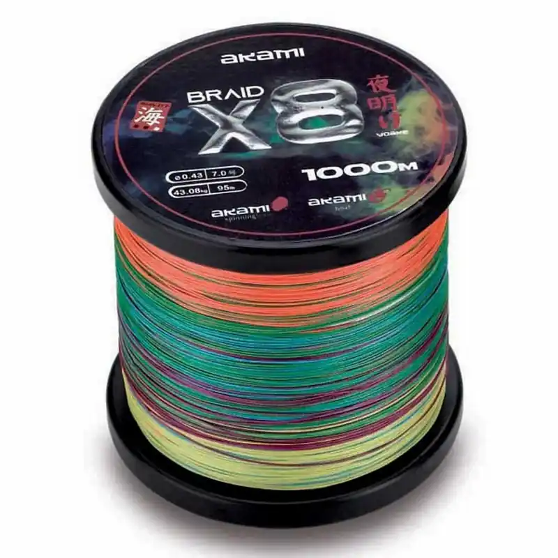 Akami Ligne tressée Yoake X8 1000 m Satisfait Ou Remboursé