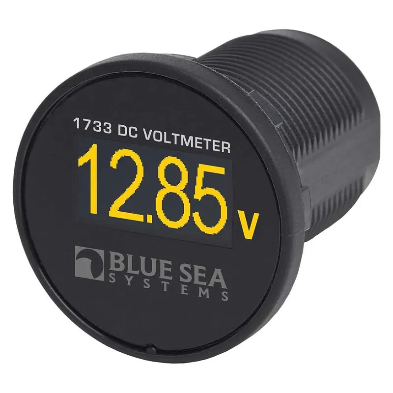 Blue Sea Systems Mini Voltmètre Numérique Oled 12-24V Paiement Sécurisé