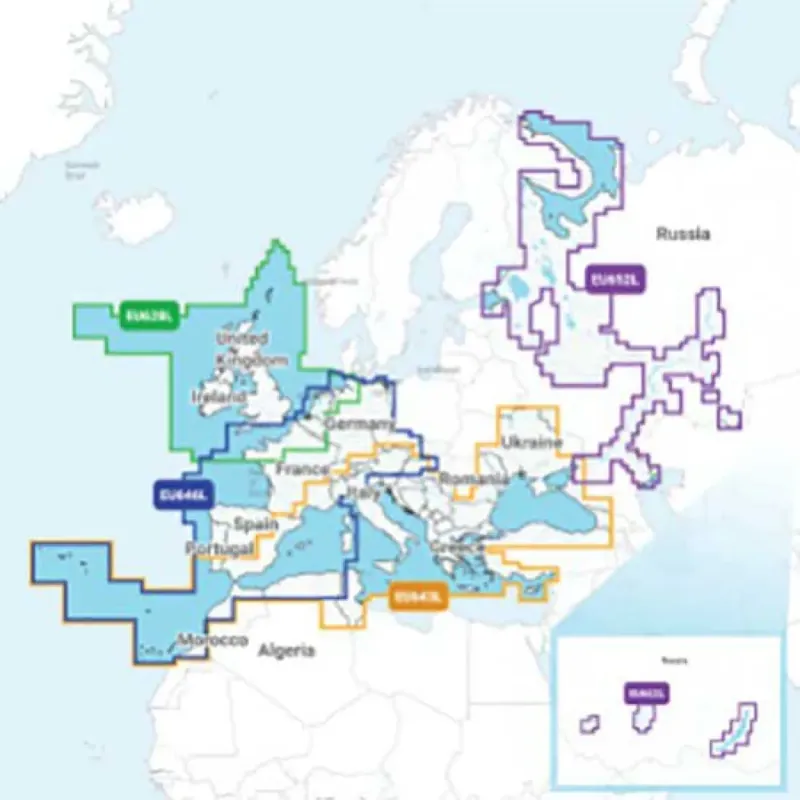 Acheter Direct Garmin NAEU646L Europe/Centre et Ouest Navionics®+ Carte Micro SD/SD
