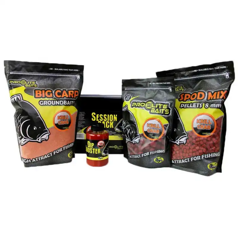 Pro Elite Baits Paquet d´appâts de pêche Classic Krill et crabe Solde