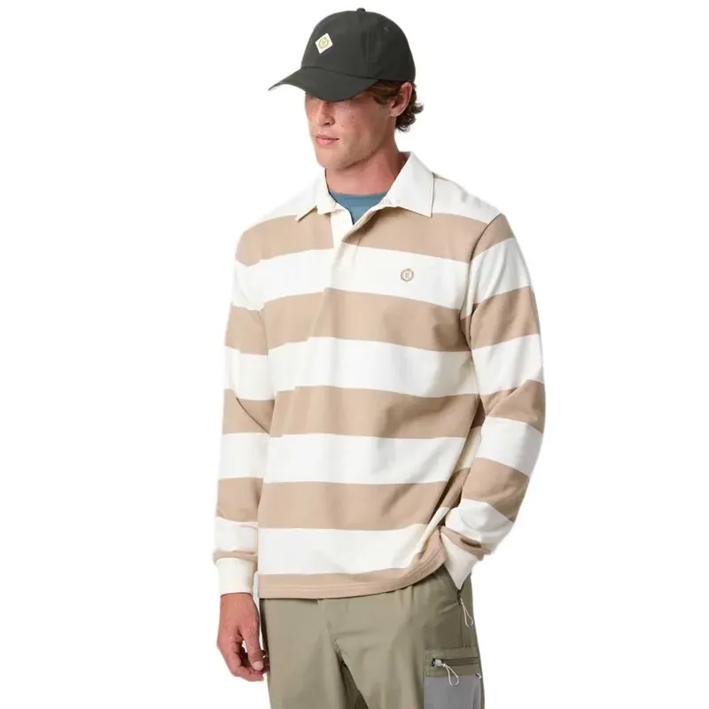 Henri Lloyd Polo à manches longues Hayling Stripe Rugby Bon Marché