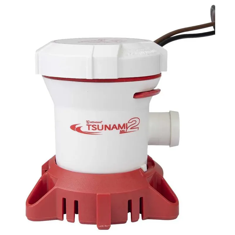 Usine Directe Attwood Pompe de cale Tsunami MK2 500 1680L/h 12V