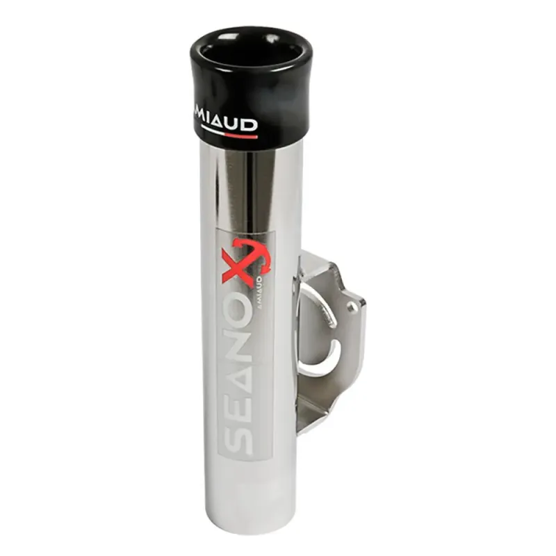 Authentique Seanox Porte-canne fermé et réglable Acier inoxydable