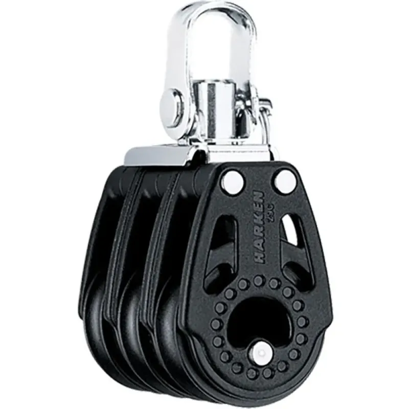 Harken Poulie à bloc de carbone à triple émerillon 29 mm Prix Bas