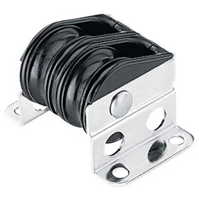 Harken Poulie à double bloc de plomb vertical Quantité Limitée
