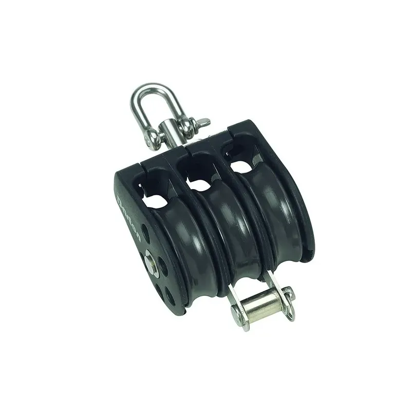 Achetez Aujourd'hui Barton Marine Poulie pivotante triple avec support de corde 630kg 12 mm