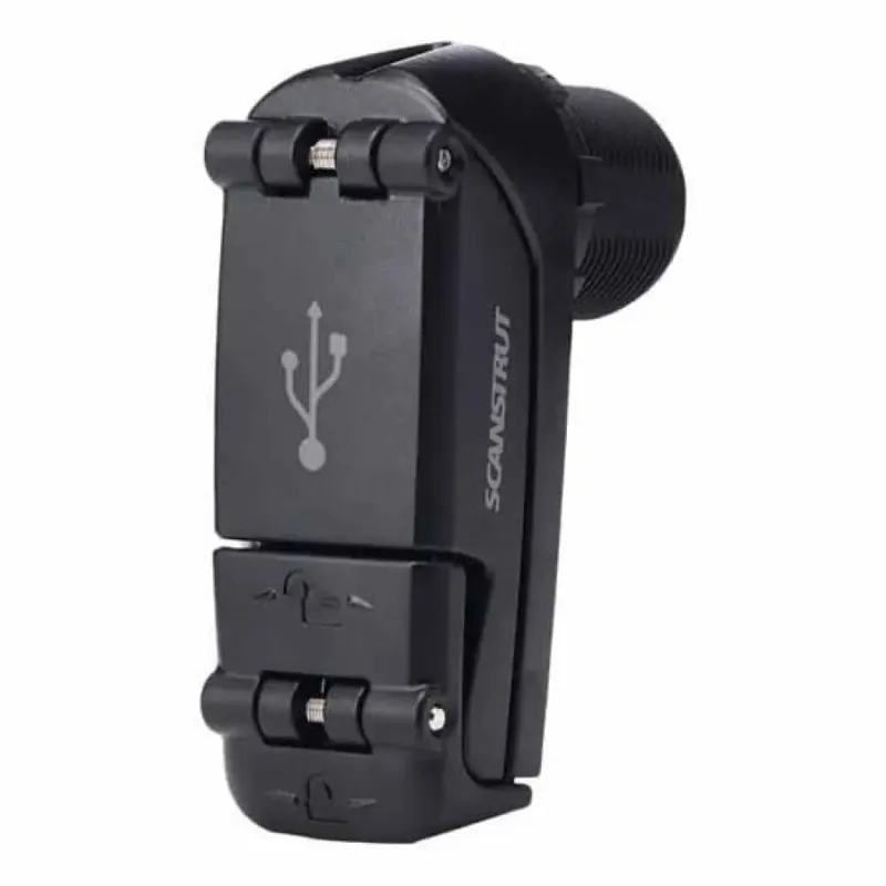 Scanstrut Prise USB Rokk Charge Pro avec connecteur USB-A et USB-C à charge rapide Vente Flash