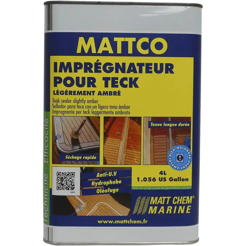 Marque Matt Chem Protecteur de teck Mattco 4L
