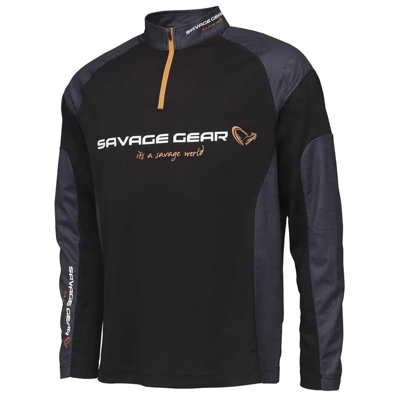 Savage Gear Sweat à demi-zip Tournament Gear Réduction