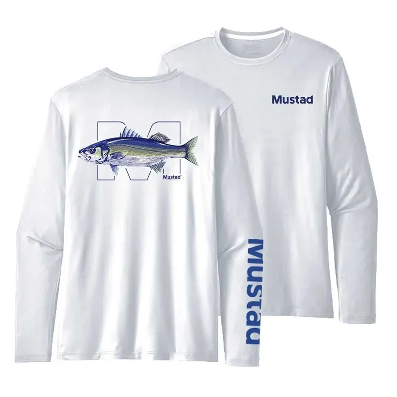 Prix Bas Mustad T-shirt à manches longues anti-UV Seabass