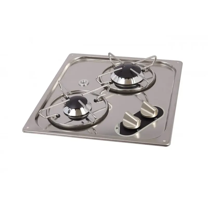 Dernier Modèle Navy Load Table de cuisson à gaz 2.8 kW Acier inoxydable 2 feux