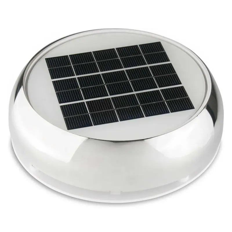 Marinco Ventilation de panneau solaire N2080 Acier inoxydable Paiement Sécurisé