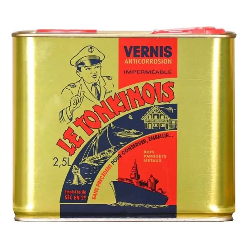 Soldes Le Tonkinois Vernis à l´huile pour bois 2.5L