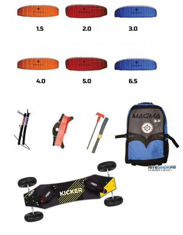 Solde PACK MOUNTAINBOARD + AILE ELLIOT MAGMA 3 + BARRE