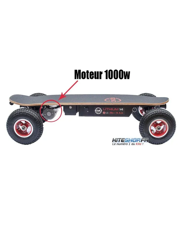 MOTEUR 1000W POUR SKATE ELECTRIQUE EVO CROSS 1000 V4 Certifié