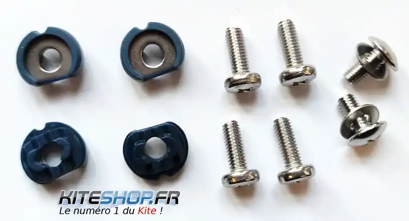 Authentique VISSERIE FOOTSRAP TWIN-TIP PLATINIUM F-ONE X4