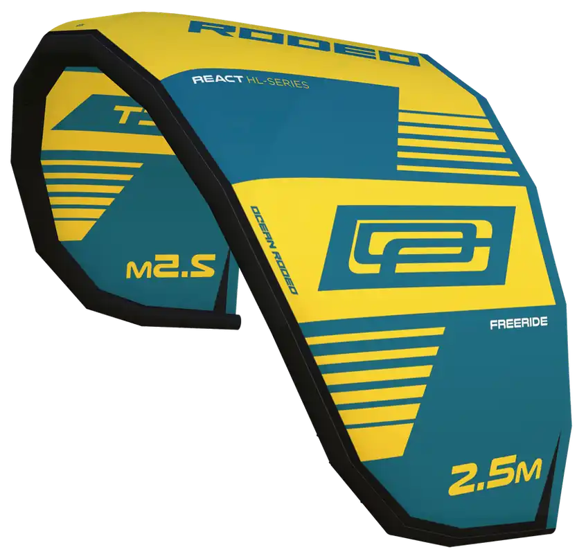Populaire OCEAN RODEO REACT TRAINER KITE + BAR + HARNAIS + POMPE