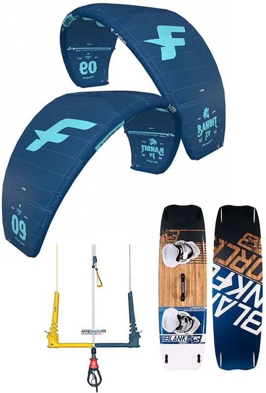 Retour Gratuit PACK KITESURF F-ONE 2022 + BARRE + PLANCHE + POMPE