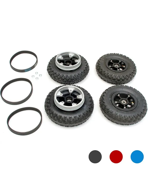 Populaire KIT PNEUS COMPLET GONFLABLES 8 POUCES SKATE ELECTRIQUE