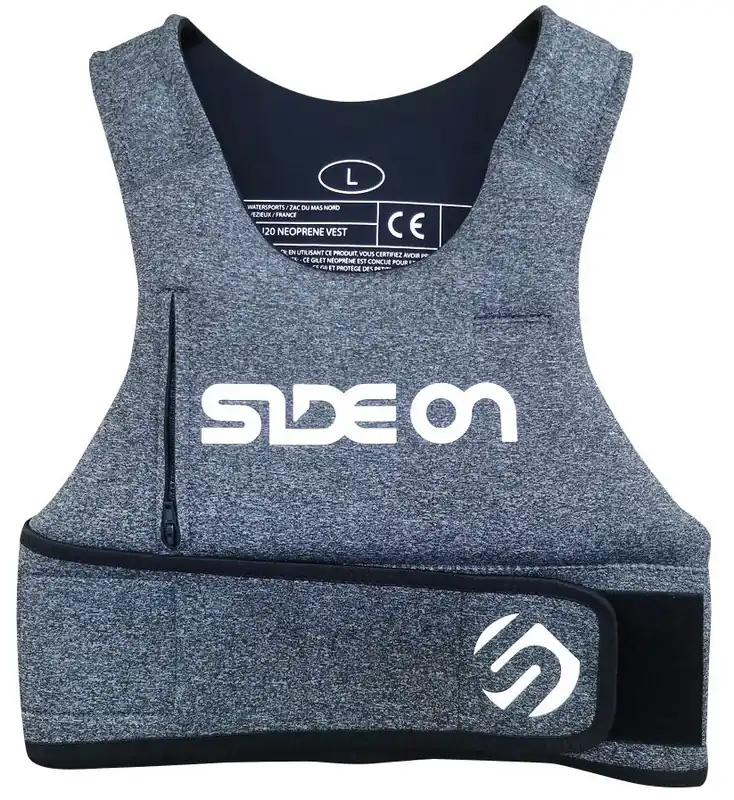 GILET VESTE KITESURF SIDE ON GRIS Bon Plan
