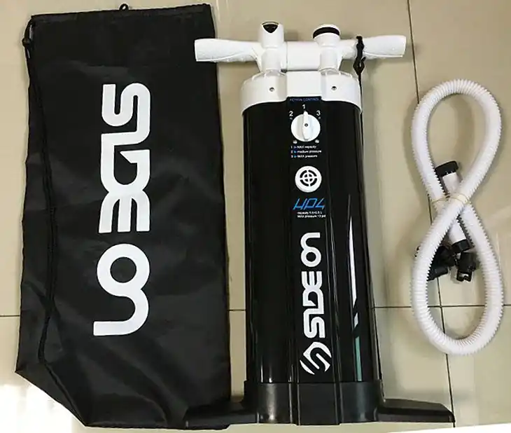 Offre Limitée POMPE DE KITESURF TRIPLE ACTION SIDE ON