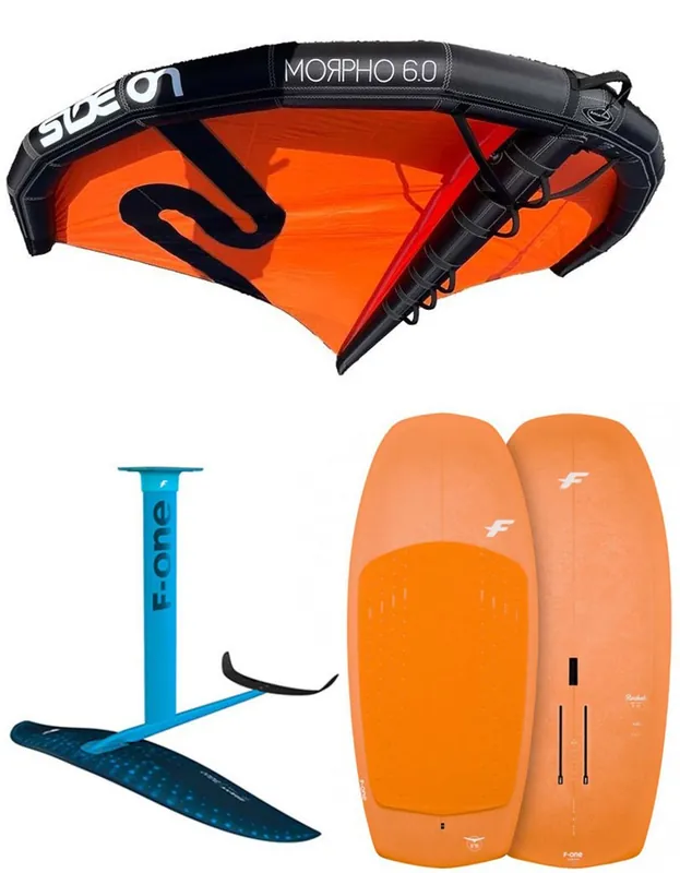 PACK WING FOIL SIDE ON + PLANCHE F-ONE + FOIL F-ONE Produit De Marque