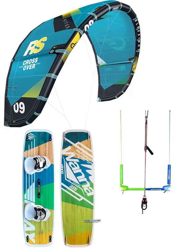 Pas Cher PACK KITESURF ELEVEIGHT 2024 + BARRE + PLANCHE + POMPE