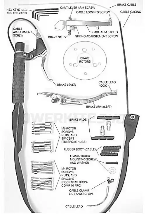 KIT DE FREIN MOUNTAINBOARD MBS V5 Produit De Marque