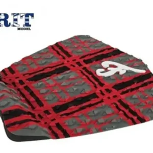 Satisfait Ou Remboursé FAMOUS - Surf Traction Pad - Brit - Charcoal / Black / Red