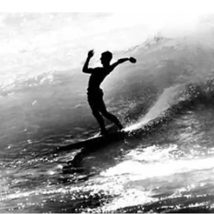 Photographie Surf Vintage JOHN SEVERSON ‘Kemp Aaberg at Rincon 1959‘ Dernier Modèle