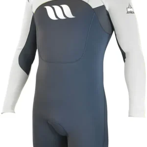 WEST - Combinaison surf - Edge Spring Suit manches longues 2/2mm front zip - Graphite Seulement Aujourd'hui