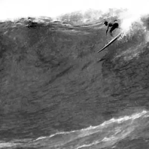 Photographie Surf Vintage JOHN SEVERSON ‘Van Dyke at Waimea 1959‘ Acheter Direct